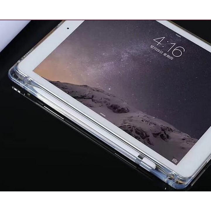 Mềm Ốp Máy Tính Bảng Dẻo Trong Suốt Kèm Ngăn Đựng Bút Cho Ipad Pro 12.9 2018 Giá Đỡ