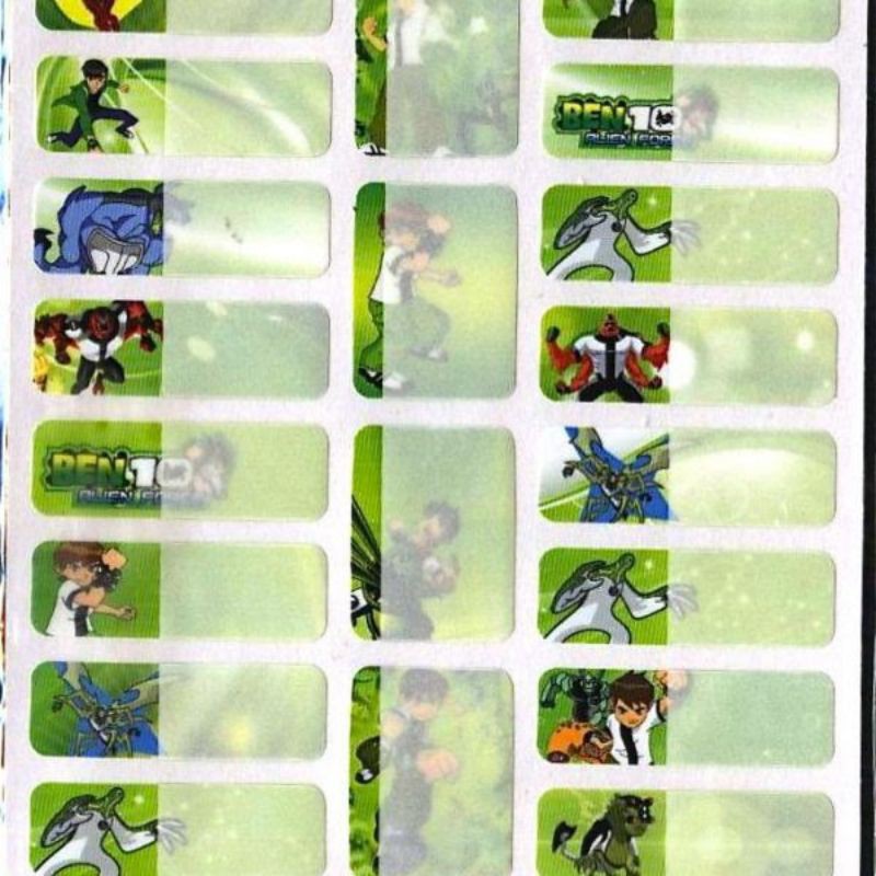 Name Sticker tự viết. Tem dán tên tự dính. Tem cá nhân đánh dấu tên lên đồ dùng