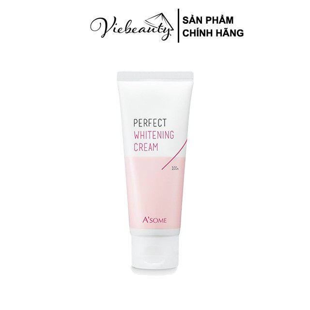 Kem Nâng Tone Dưỡng Trắng Body A'SOME PERFECT WHITENING CREAM - Viebeauty