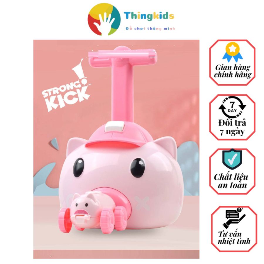 Đồ chơi xe hơi bóng bay, bơm bóng đua xe - Thingkids
