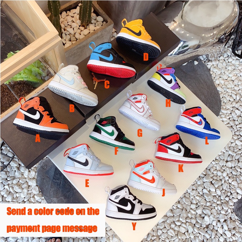 Giày Thể Thao Air Jordan1 AJ1 Thế Hệ 1 1-254* Có Sẵn Cho Bé