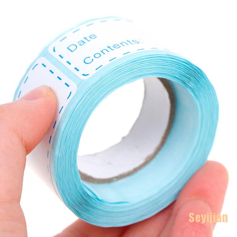 Nhãn Dán Đánh Dấu Ngày Tháng Cho Lọ Thực Phẩm Trong Tủ Lạnh