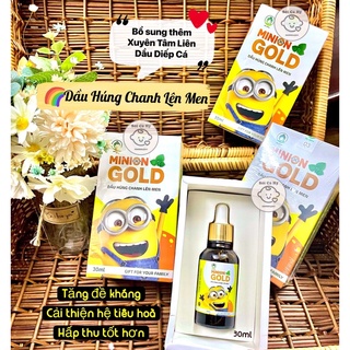 Húng chanh lên men minion 30ml mẫu mới