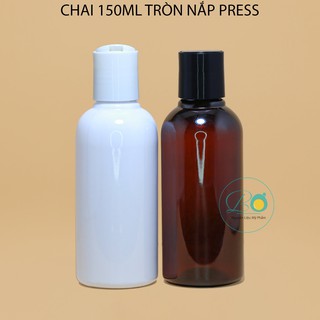 Chai 150ml Tròn Lùn Nắp Press