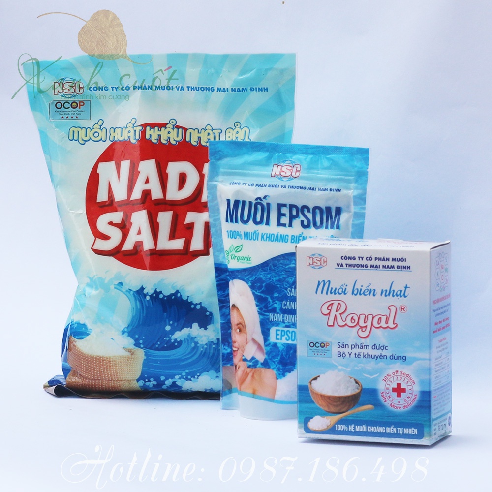 [NSC] Muối Biển Nhạt Royal- Mặn Dịu, Ngon Hơn- Royal salt Lite [Xanh Suốt]