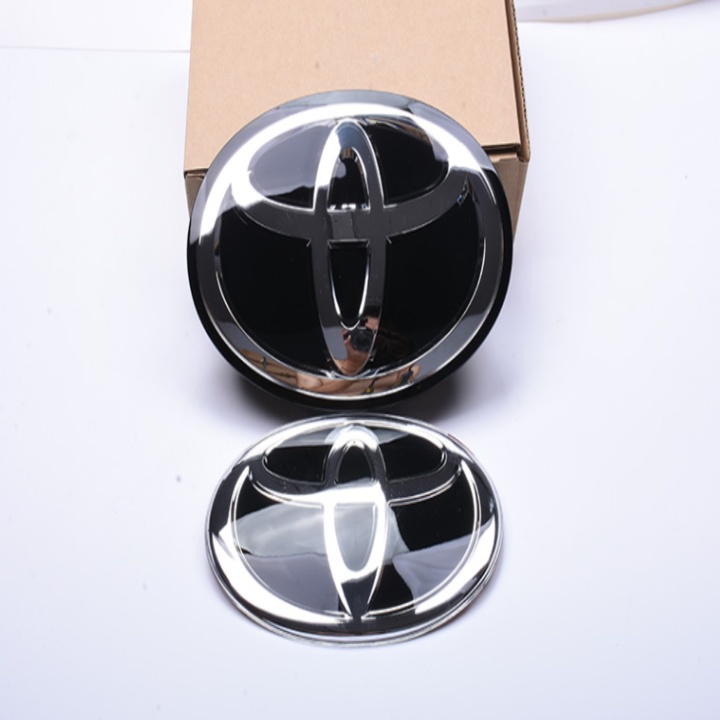 Logo biểu tượng gắn trước đầu xe Toyota Nhựa PMMA phủ thủy tinh hữu cơ  - Kích thước: 160x110mm (HÀNG LOẠI 1)