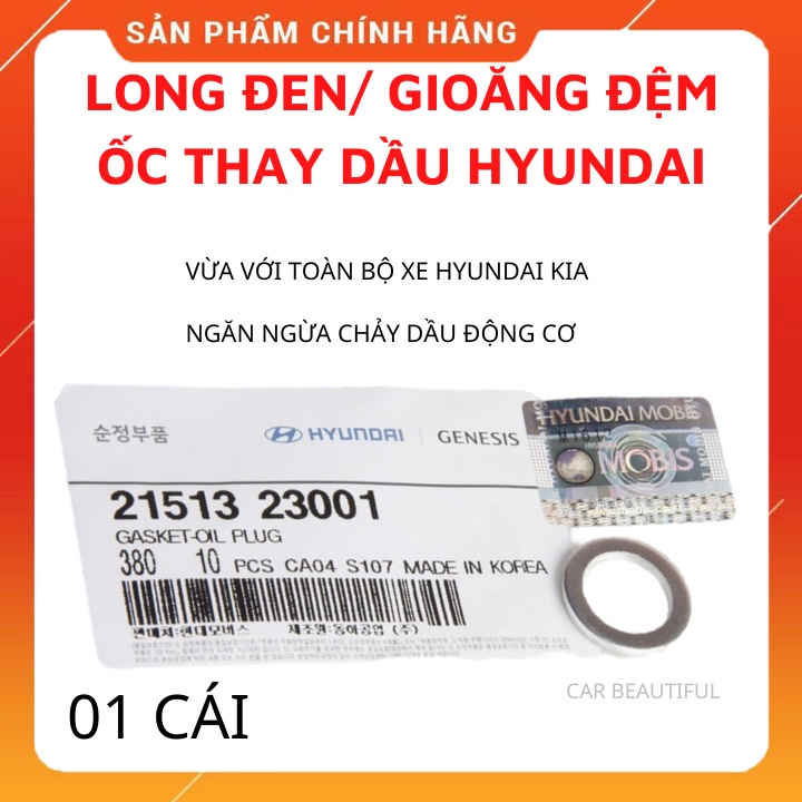 Long đen vòng đệm ốc nhớt Bu lông xả nhớt đáy cac te HYUNDAI KIA