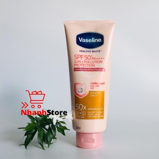 Sữa Dưỡng Thể Vaseline Perfect Serum 50X Tuýp 320ml