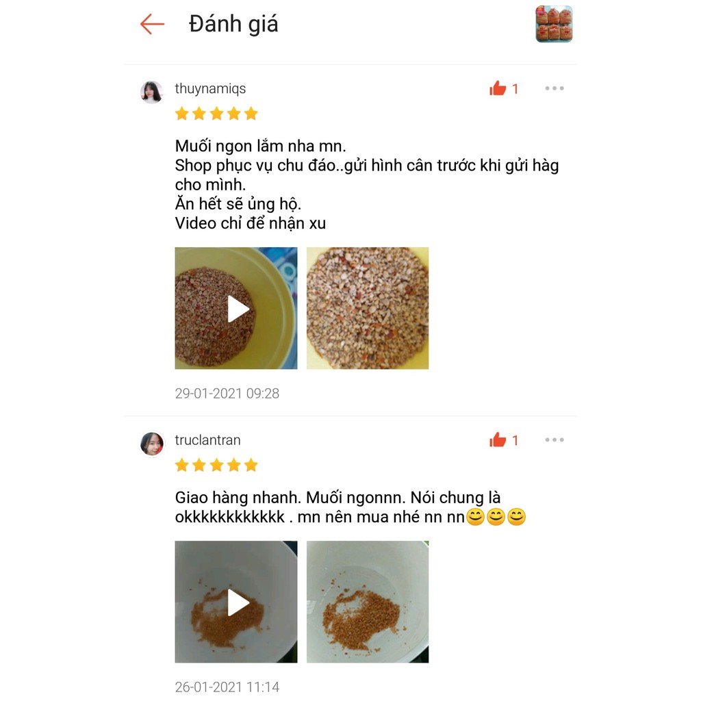 [Loại I *HỘT NHỎ*] [500gr] Muối ớt Tây Ninh Ngọc Châu (ăn chay được, có tỏi) | BigBuy360 - bigbuy360.vn