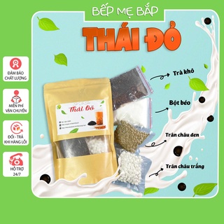 Trà Thái đỏ thơm ngon - Set trà sữa nẫu được 2-3 Lít - BẾP MẸ BẮP