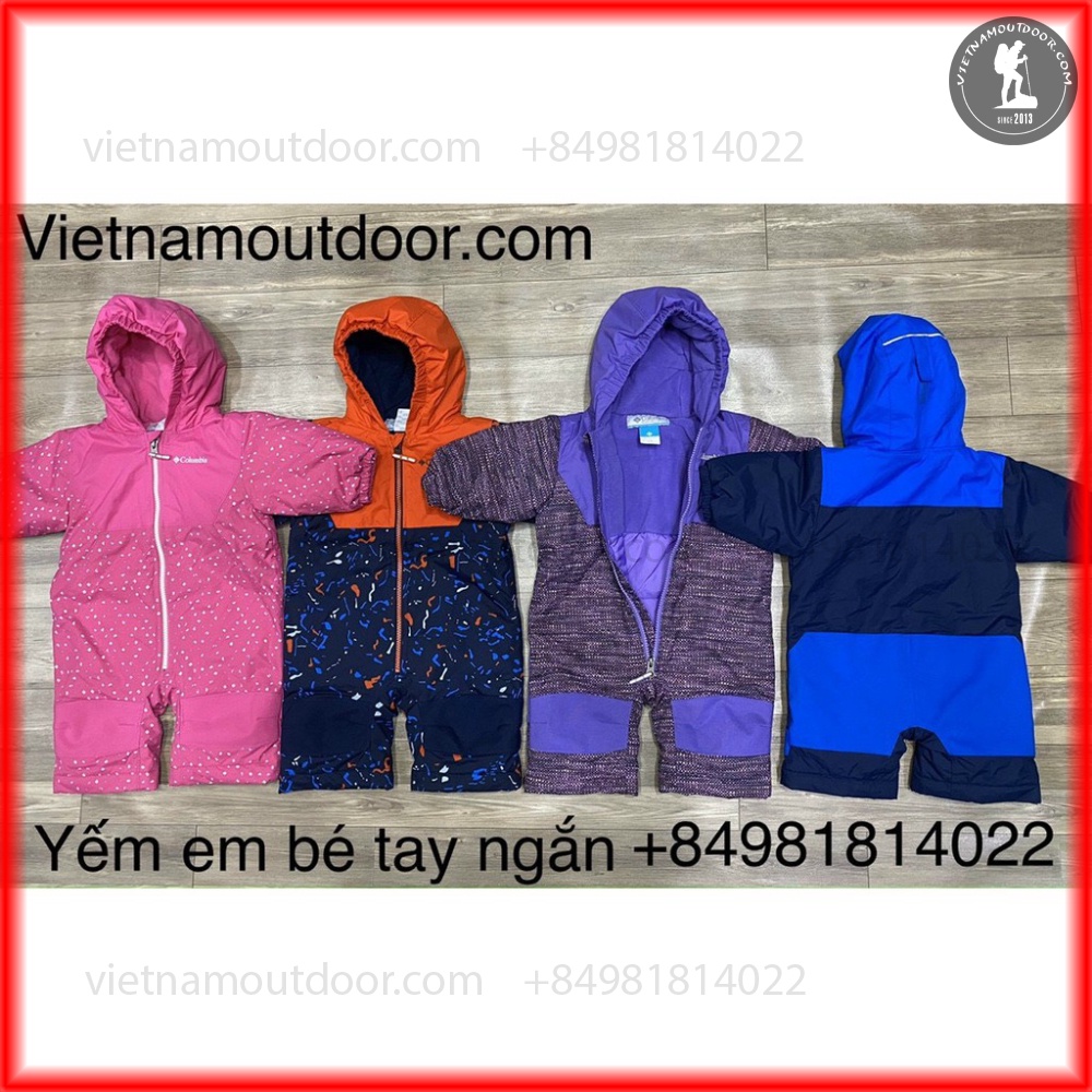 Áo Khoác Trẻ Em Đi tuyet Liền Quần Columbia - Bộ Đồ trượt tuyêt Trẻ Em Liền Quần
