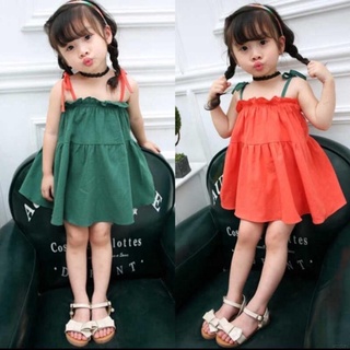 Váy dáng xuông baby doll cho bé gái