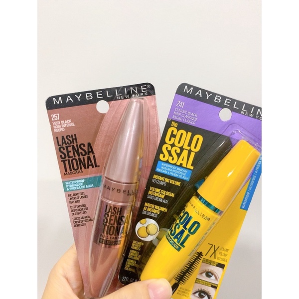 Mascara Lash Sensational / the COLOSSAL Maybelline New York