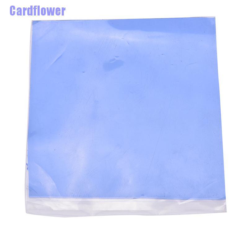 (Hàng Mới Về) Tấm Tản Nhiệt Làm Mát Cpu Bằng Silicon Màu Xanh Dương 100mm X 100mm X 2mm | BigBuy360 - bigbuy360.vn