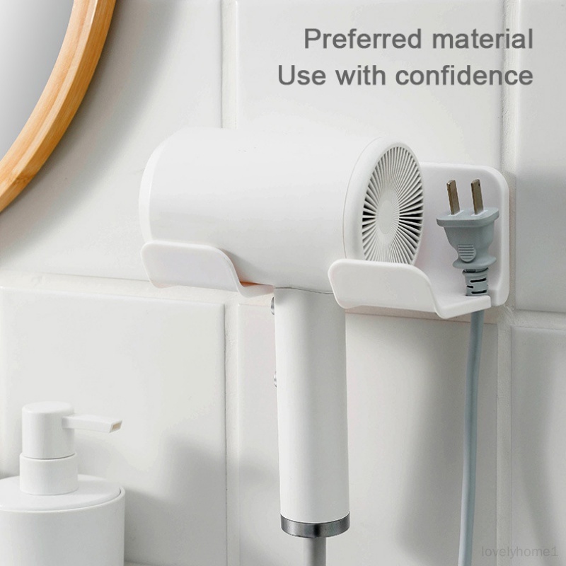Giá Treo Máy Sấy Tóc Gắn Tường Thiết Kế Đơn Giản Tiện Dụng Cho Nhà Tắm