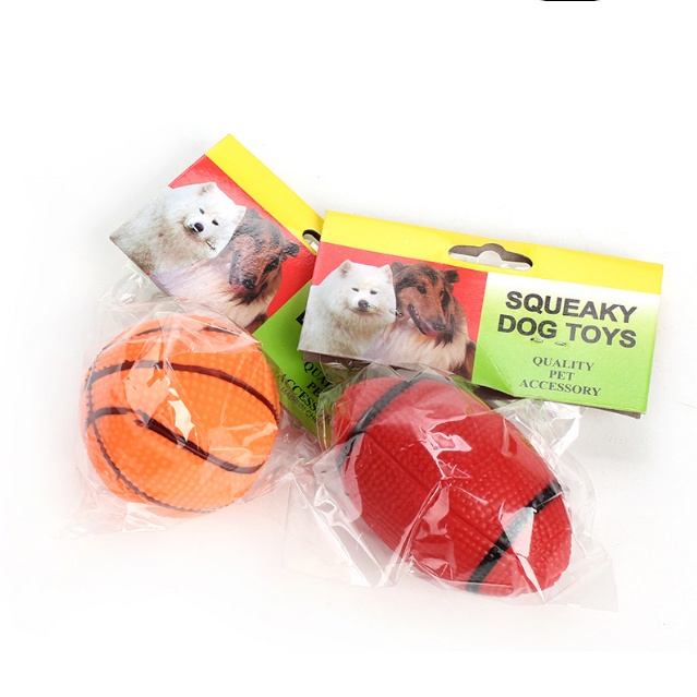 Đồ chơi nhựa hình banh có âm thanh cho chó mèo - SX Trung Quốc