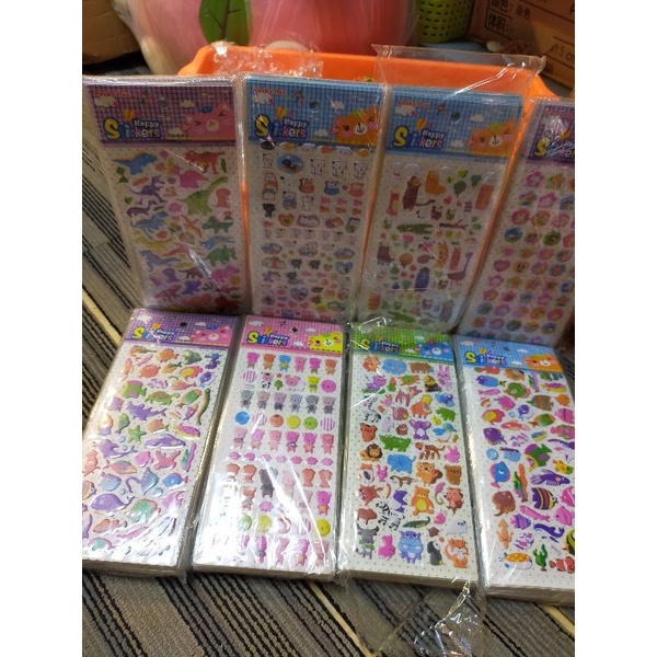 Sticker dán 3D nổi hơn Mix hơn 50 mẫu
