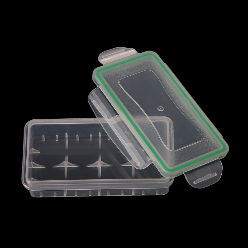 Hộp đựng 2 pin bằng nhựa trong suốt