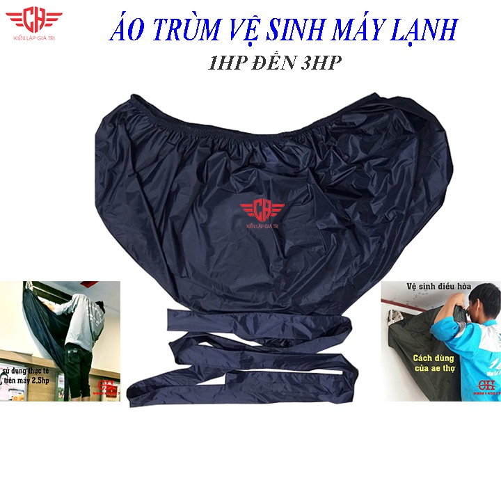 Túi hứng nước xịt rửa điều hòa, áo vệ sinh máy lạnh