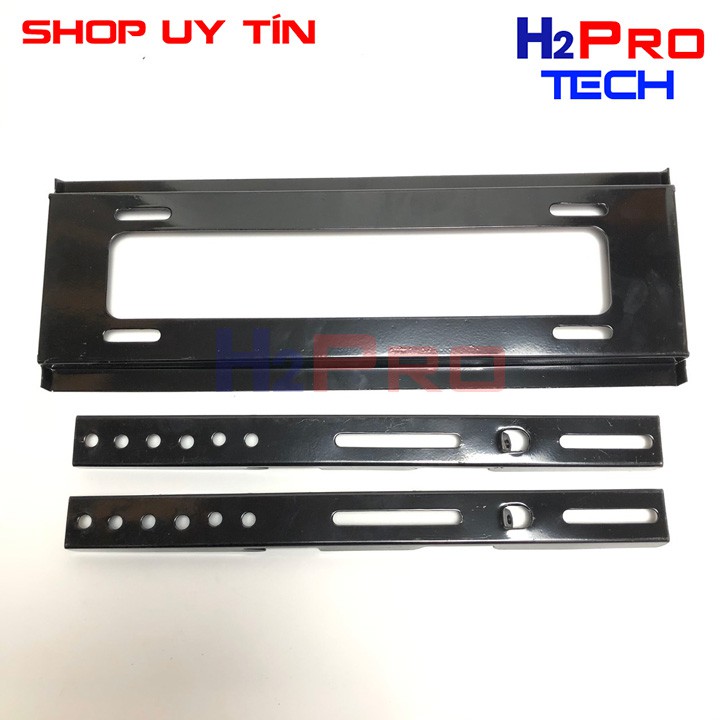 Khung Treo Tivi Thẳng 32-55 Inch Cố Định Sát Tường Cao Cấp Hỗ Trợ Tv 32-40-43-50-55 Inch, Quà 30K Bộ Ốc Vít-H2Pro Tech