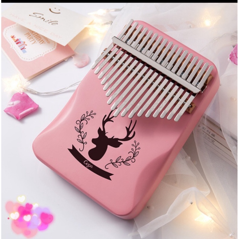 (Sẵn) Đàn Kalimba 17 phím nhiều màu sắc ảnh thật full phụ kiện