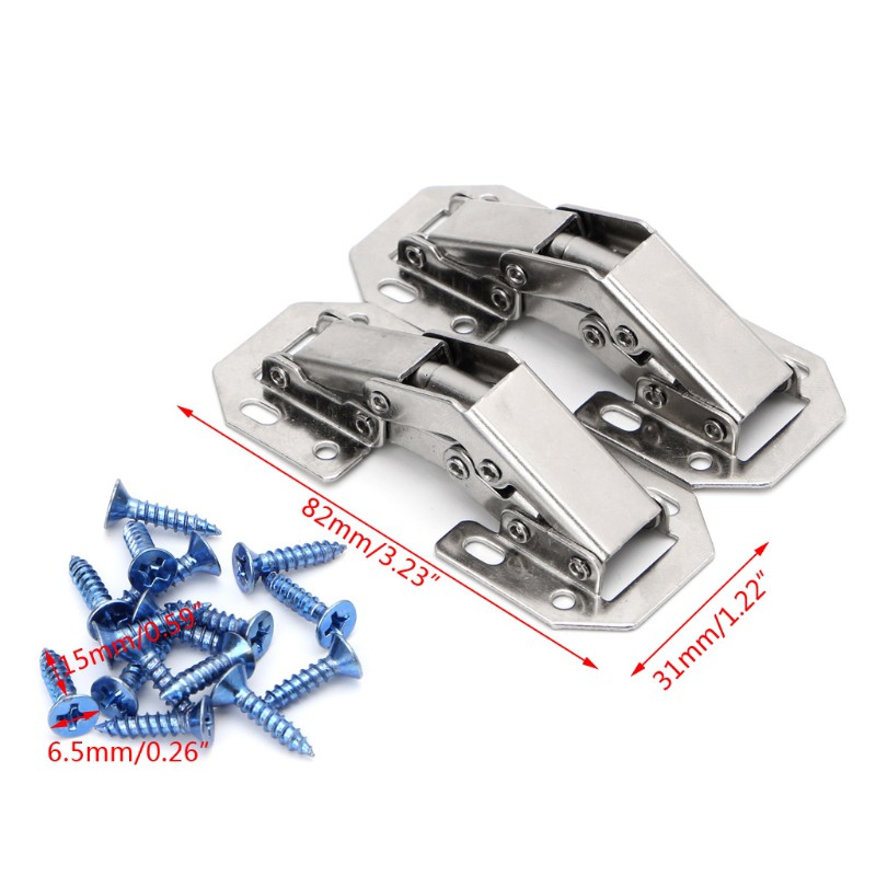 Set 2 Bản Lề Cửa Tủ Bếp 90 Độ