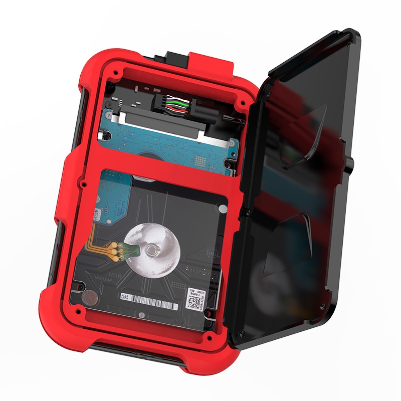 Hộp Đựng Ổ Cứng Di Động HDD Box ORICO 2769U3( Màu đỏ) USB3.0/2.5 Nhựa ABS+Silica gel - Hàng Chính Hãng