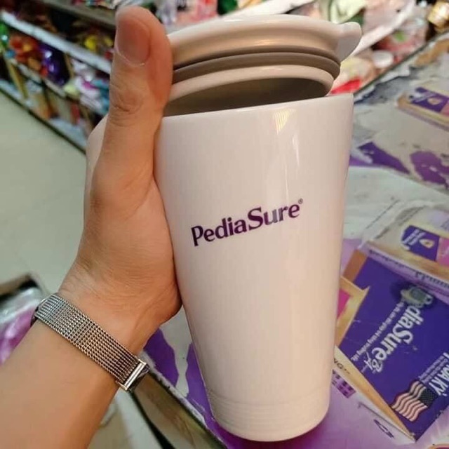 Ly sứ có nắp Minh Long hàng KM Pediasure