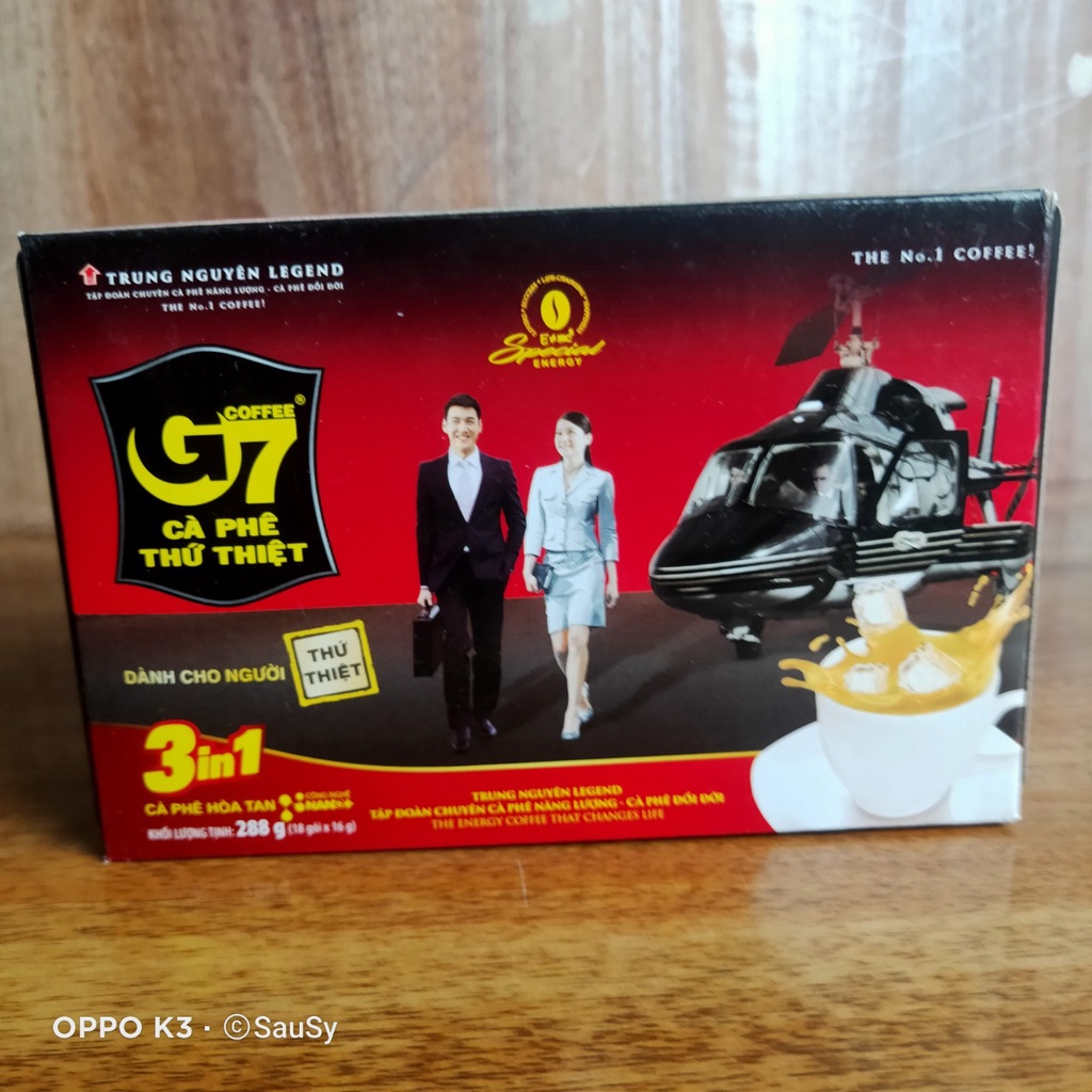 Cà Phê Sữa Hòa Tan G7 3in1 Trung Nguyên 18 gói x 16g