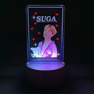 Đèn ngủ BTS và BTS chibi hình pop up store chibi