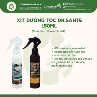 Xịt dưỡng tóc Dr.Sante phục hồi, dưỡng tóc bóng mượt, vào nếp