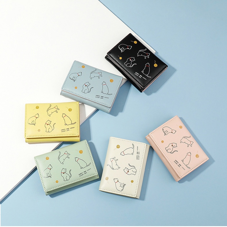 Ví nữ cầm tay ngắn nhỏ gọn mini đẹp cute vn015