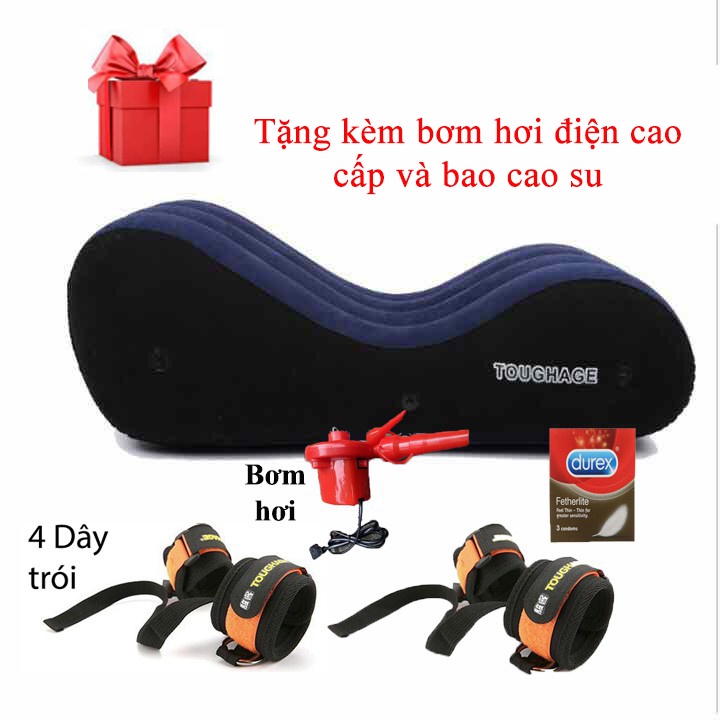 Ghế tình yêu bơm hơi loại xịn - Ghế tình yêu chịu tải 200kg-TẶNG BƠM + 4 DÂY TRÓI-Gửi hàng không ghi tên