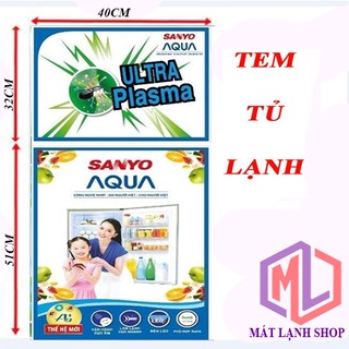 Tem dán tủ lạnh SANYO-MATLANH SHOP