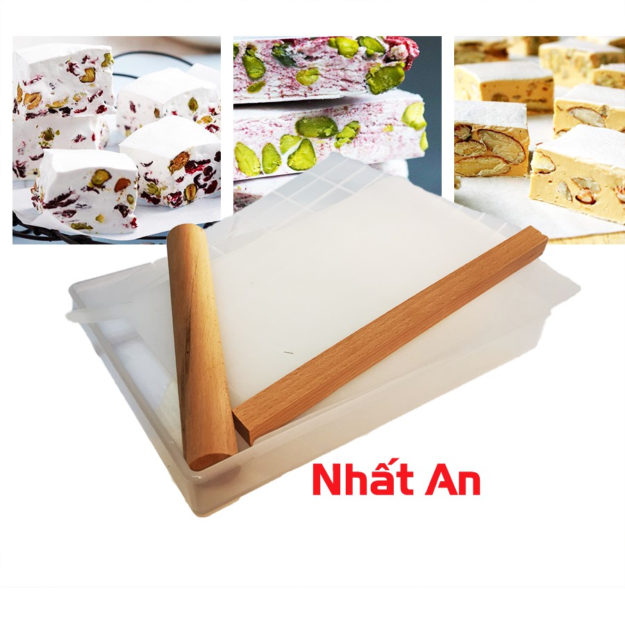 Khuôn kẹo nougat đế rời 112 viên