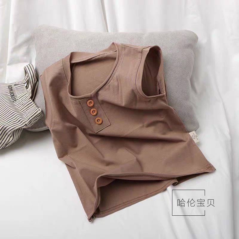 Áo ba lỗ sát nách ba cúc cho bé trai DOLY KIDS, bộ 3 lỗ bé trai/bé gái từ 6-27Kg
