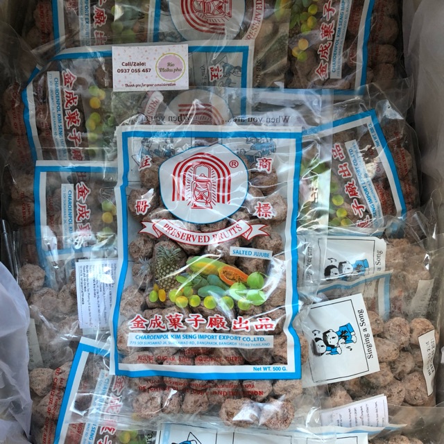COMBO 2 GÓI XÍ MUỘI THÁI LAN/ XÍ MUỘI MẶN THÁI LAN - gói 500gr