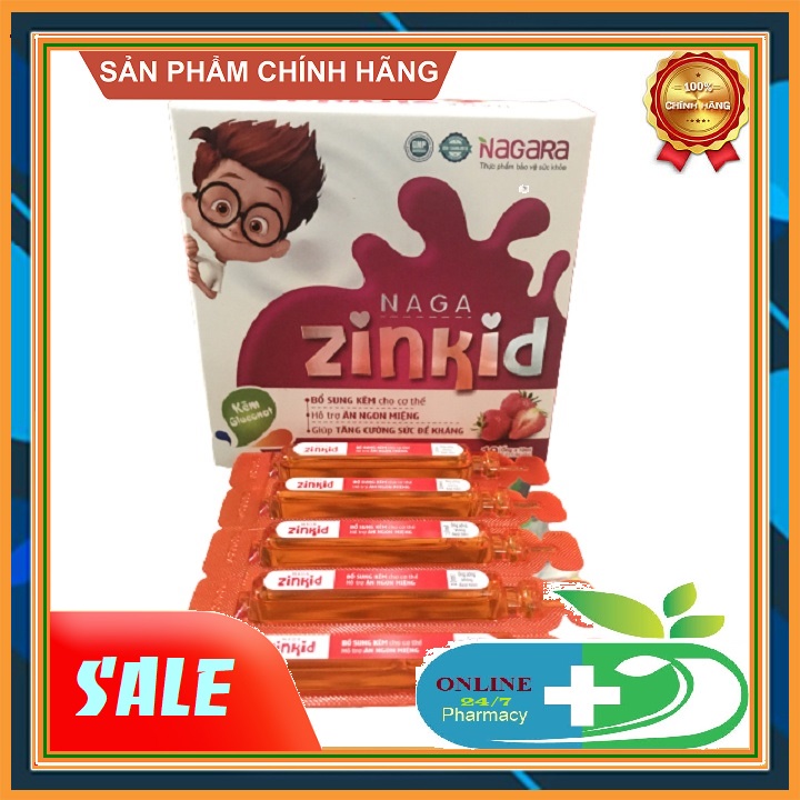 Siro cho trẻ biếng ăn Naga Zinkid siro kẽm cho bé ăn ngon ngủ ngon tăng cường sức đề kháng hệ miễn dịch cho trẻ em