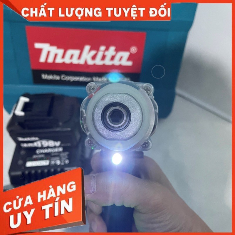 SIẾT BULONG MAKITA 198V 420N/m KHÔNG CHỔI THAN,BẮN BULONG BẮN VÍT BẮN TÔN.HÀNG CAO CAP CÔNG TY. ĐÂY ĐỦ PHỤ KIỆN