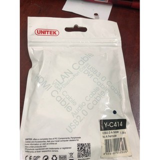Cáp nối dài Unitek YC414 cổng USB 3.0