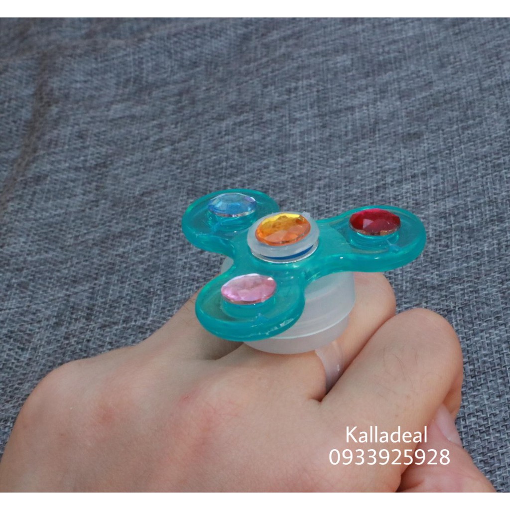 Nhẫn Con Quay Spinner Có Đèn