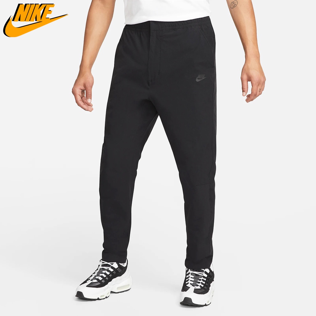 NIKE CHÍNH HÃNG - Quần dài thể thao nam nữ Nike Sportswear Woven Commuter Trousers Authentic - Black