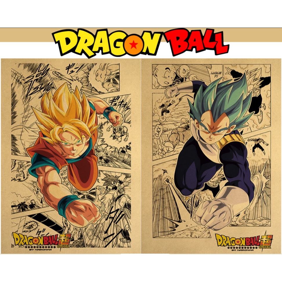 Poster Phim Anime Dragon Ball 50x35cm