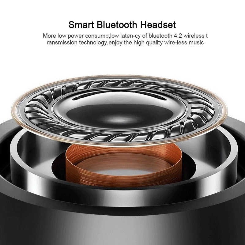 Tai Nghe Nhét Tai Bluetooth Không Dây Có Nam Châm Hít Cho Điện Thoại Ios Iphone Android