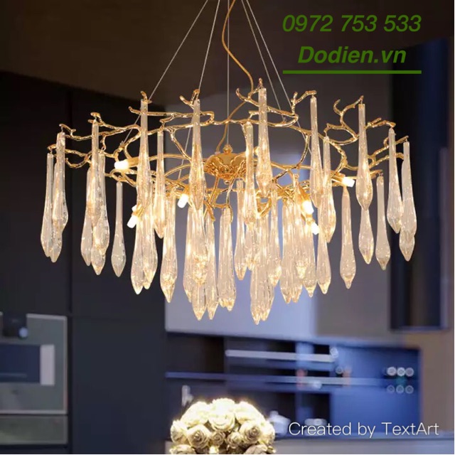 Đèn chùm Serip đèn chùm phale cao cấp phòng khách