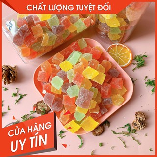 [ XẢ KHO ĐỒNG GIÁ 25K ] Kẹo Dẻo Trái Cây Hũ 500gr Siêu Ngon Ăn Là Mê Ngay - Ăn Vặt 86