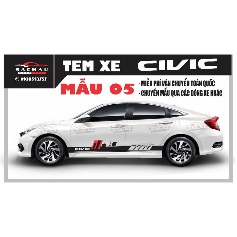 TEM XE HONDA CIVIC