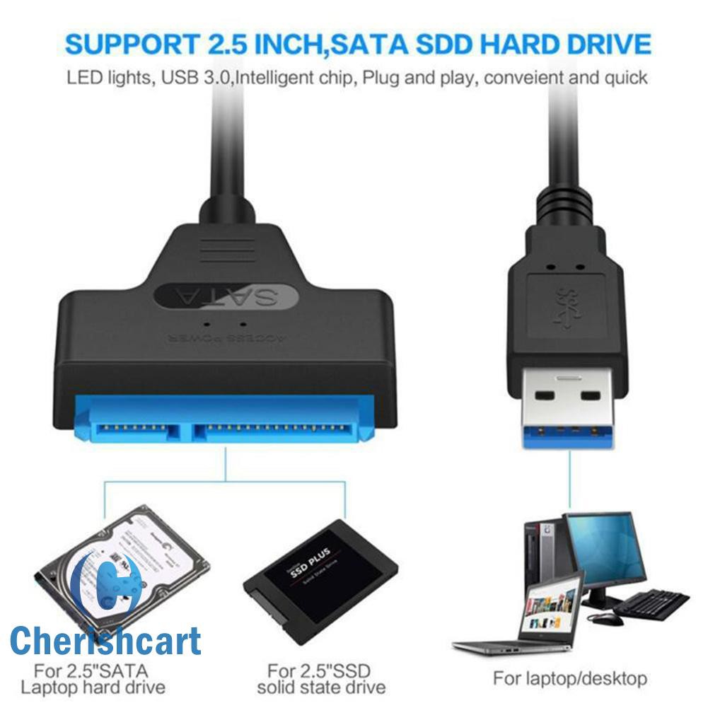 Dây cáp chuyển đổi USB 3.0 sang SATA cho ổ cứng 2.5 inch SSD HDD