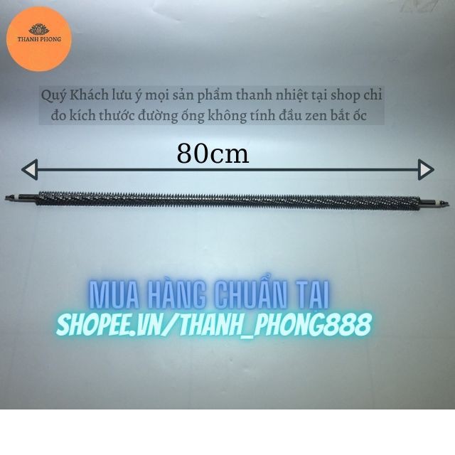 [Rẻ Vô Đich] Điện Trở Sấy Khô Thẳng Chữ i Thanh Nhiệt Cánh Tản Đốt Nóng 2kw 80cm