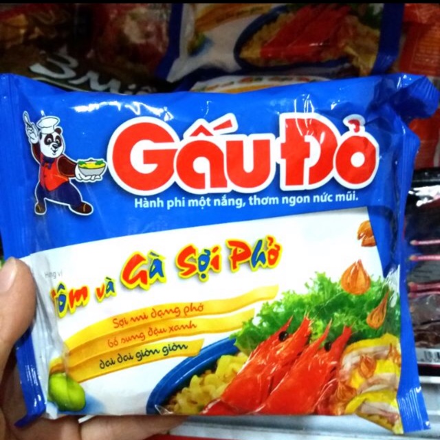 Mì gấu đỏ (30 gói x 65g)